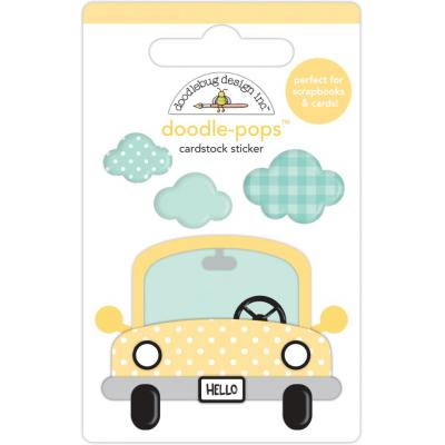 Doodlebug My Happy Place Doodle-Pops Sticker - Puddle Jumper